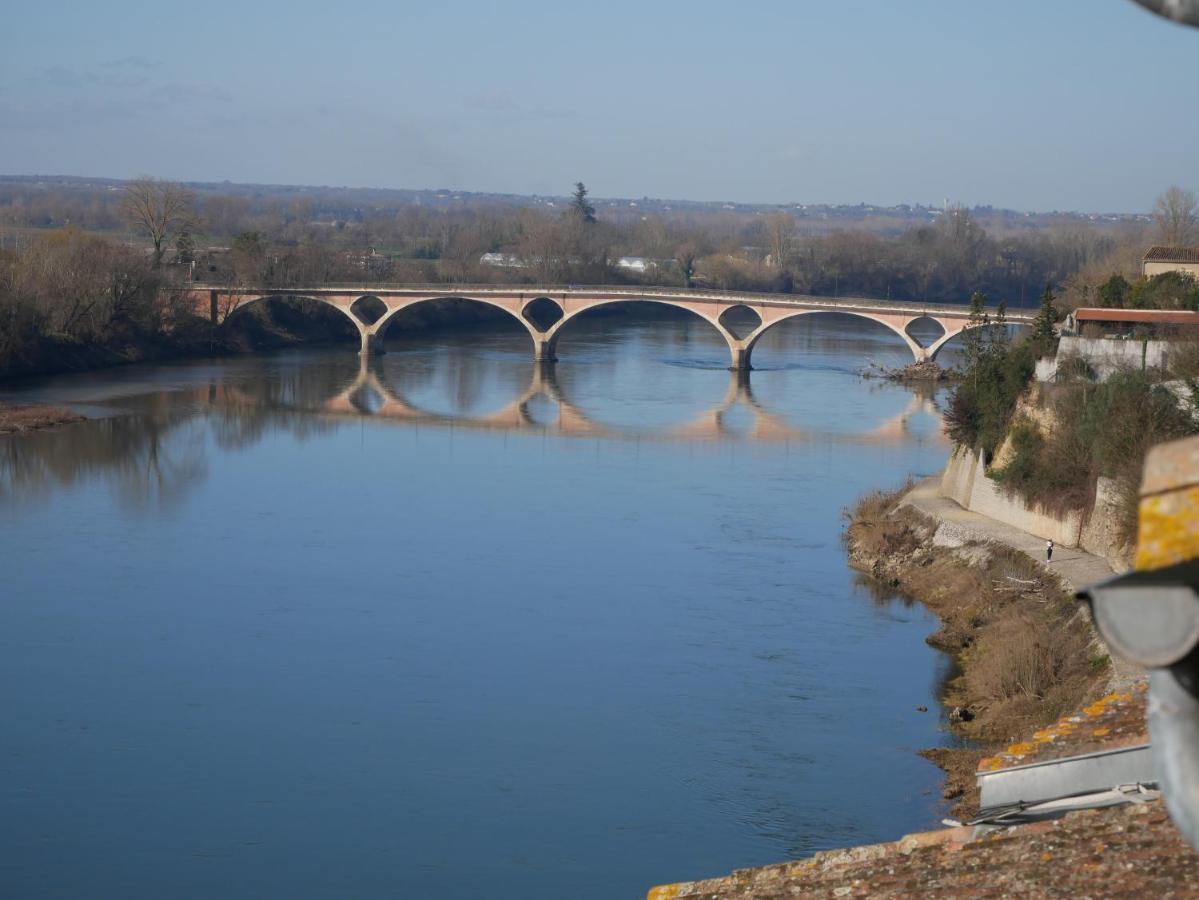 Hotel Restaurant Cote Garonne Le Balcon Des Dames - Tonneins Fauillet Marmande - Vue Panoramique Bord De Garonne Chambres Climatisees Ngoại thất bức ảnh