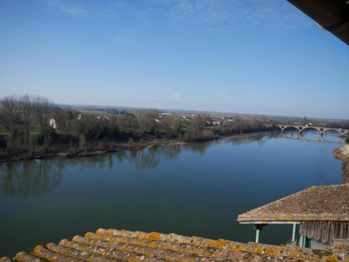 Hotel Restaurant Cote Garonne Le Balcon Des Dames - Tonneins Fauillet Marmande - Vue Panoramique Bord De Garonne Chambres Climatisees Ngoại thất bức ảnh